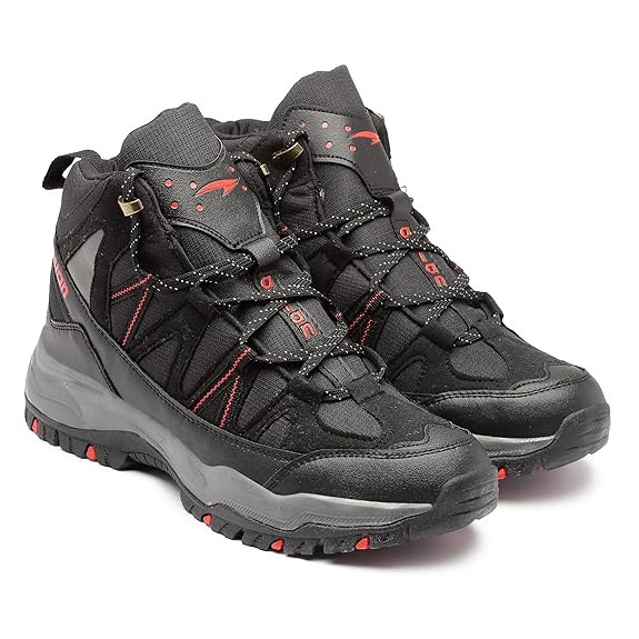ASIAN Men's Everest-21 Sports Trekking & Hiking,Walking Hi-Neck Shoes with Rubber Outsole & Memory Foam Insole Lace-Up Shoes for Men's & Boy's