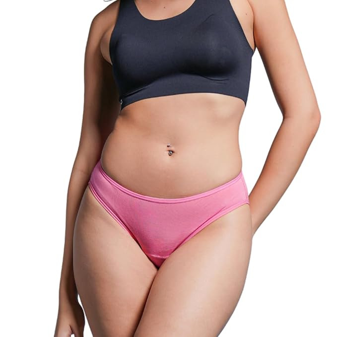 tilt Women’s Modal Low Waist Panties Soft Breathable Stretchable Innerwear with Full Coverage Anti Leak Moisture Wicking Gusset Soft Elastic Non Digging Waistband for All Day Comfort & Fresh Feel