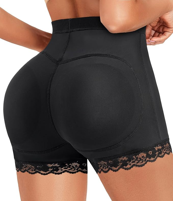 HSR Women Butt Lifter Panties Padded Shapewear Hip Enhancer Pads Shorts Seamless Underwear Tummy Control Boyshorts