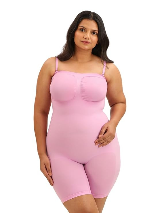 UNDERNEAT Women Strapless Butt Lifting Bodysuit | with Detachable Straps | Anti-Slip Grip and Tummy Control | Seamless and All Day Comfort | Premium SENSIL® Fabric