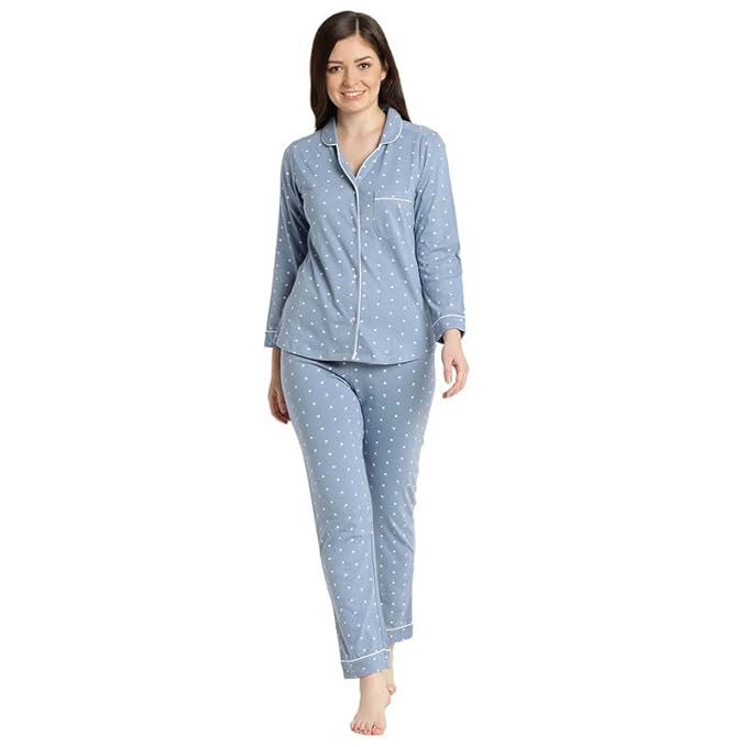 Real Basics Cotton Night Suit for Women