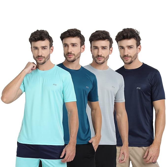 FTX Men Polyester Regular Fit T-Shirt