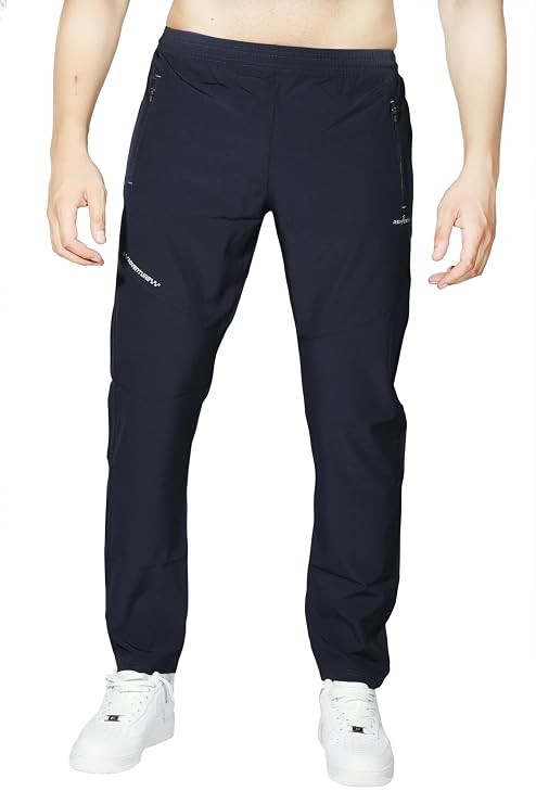 RENESSA® Activefit Track Pant for Men, NS Lycra Regular Solid Fit, Soft, Smooth, Lightweight, Quick Dry, Activewear