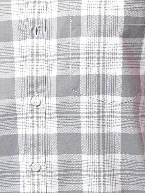 Highlander Men's Cotton Slim Fit Checks Shirt | Full Sleeves | Regular Collar | Casual Shirts for Men