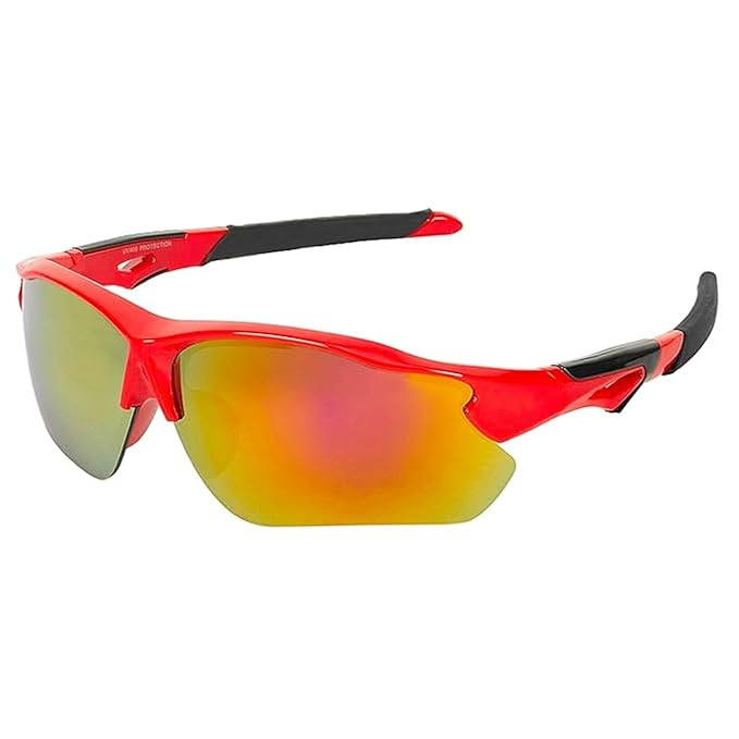 Zynic Men’s Stylish Sports Sunglasses with Case| UV400 Protection Classic Wrap Around Googles |Sports Shades for Driving,Cyclining Outdoor & Travel