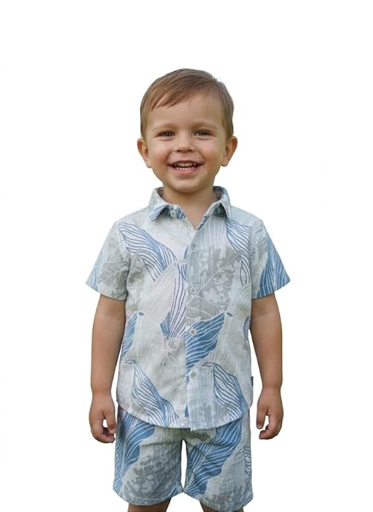 Varmuda Cotton Co-ord Set for Baby Boys | Soft & Breathable Kids Summer Outfit | Half Sleeve Shirt & Shorts Set | Comfortable Clothing