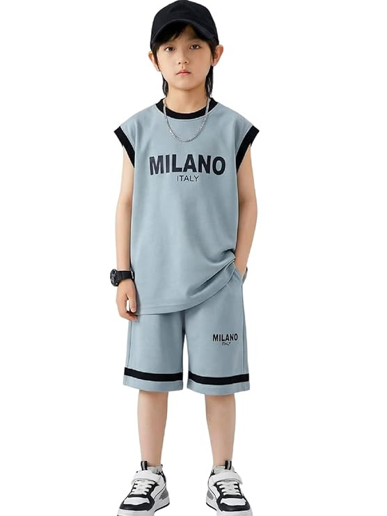 Lymio Junior's Boys T-Shirt and Shorts Set | Kids Summer Clothing Set for Boys | Cotton Blend Casual Wear for Kids | Trendy T-Shirt and Short Set (SSK-16-18)
