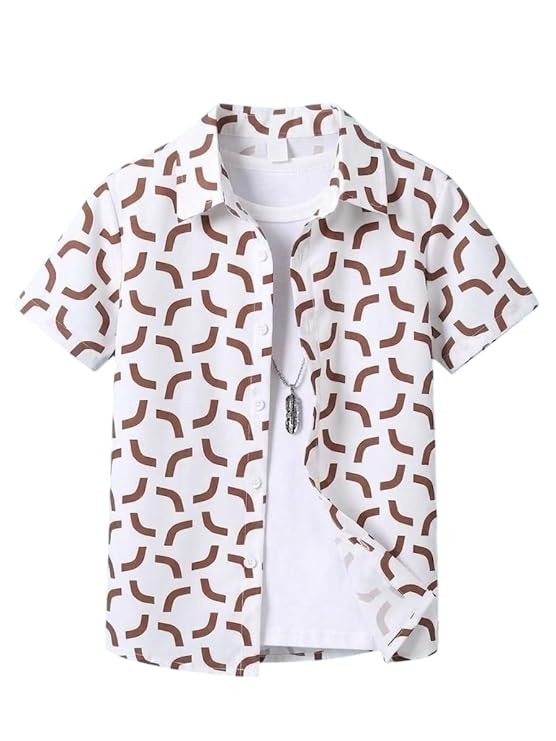 Tagas Boys' Shirt ||Cloth for boy and Kids||Casual Vacation Shirt||Half SleeveShirt||Running wear for boy|