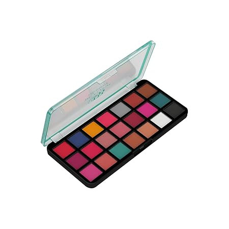 Beauty Berry Professional Eyeshadow Palette, 21g | 21 Highly Pigmented & Blendable Shades, Matte & Shimmery Eye Shadow Palette | Lightweight & Long Wearing Eye Makeup Palette (SHADES -01)