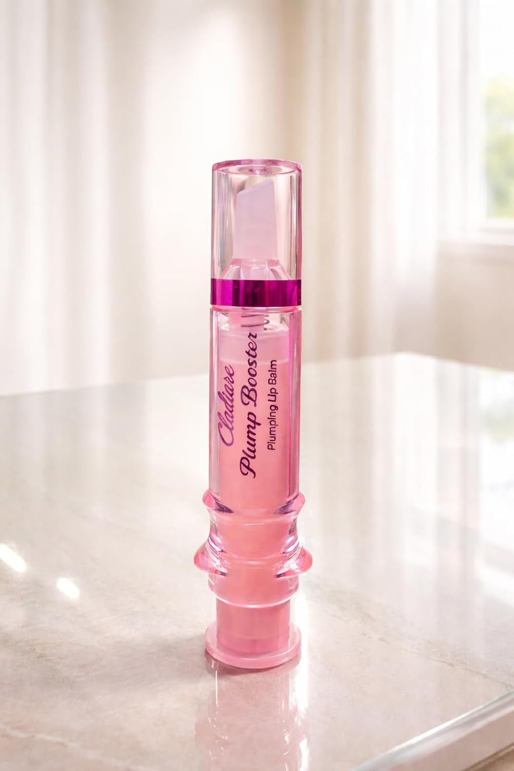 Plump Booster Plumping Lip Balm, Petroleum Jelly, Shea Butter, Peppermint Oil, Jojoba Oil, Almond Oil, No Fillers