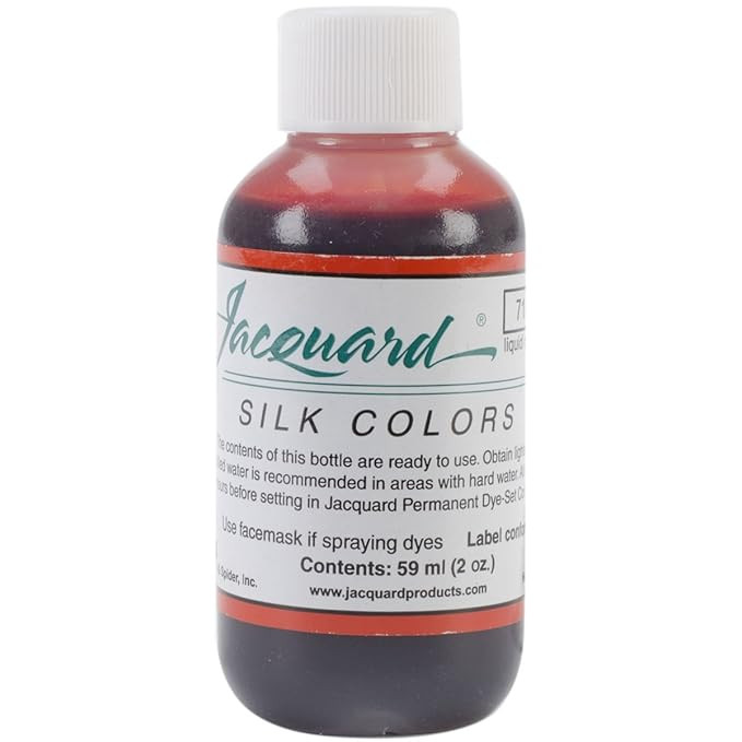 Jacquard Products Silk Colors Dyes, 2-Ounce, Poppy Red
