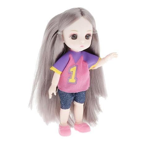 13 Jointed Female Doll Body Part for 16cm BJD Doll Replacements D| Doll Making & Repair |Dolls & Bears