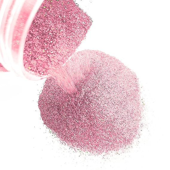 Sparkling Glitter Powder (100 Grams) (Premium Shimmer) (Fine Baby Pink)