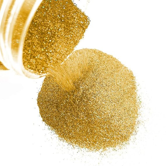 Sparkling Glitter Powder (100 Grams) (Premium Shimmer) (Golden Diamond)