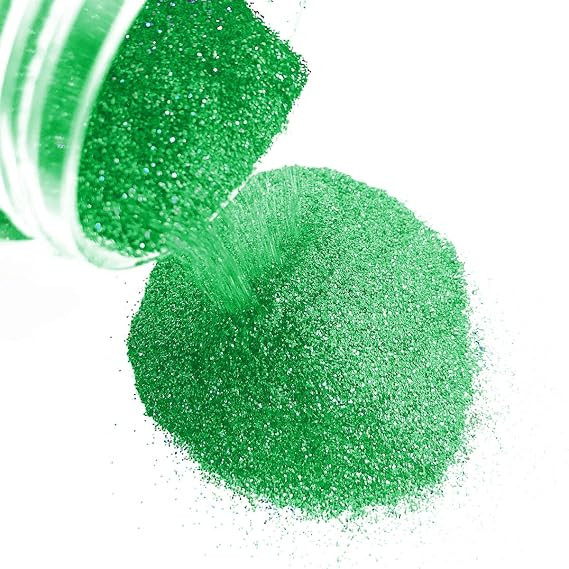 Sparkling Glitter Powder (100 Grams) (Premium Shimmer) (Green Diamond)