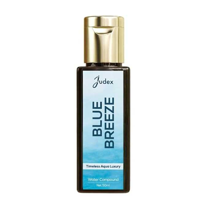 Judex Blue Breeze Bath Oil 50ml | Water Soluble Aromatherapy Bathing Oil | Long Lasting Aqua Fragrance for Relaxation Stress Relief Spa Experience for Men & Women