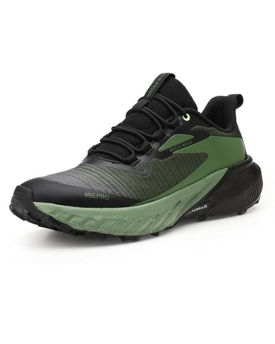 Bacca Bucci TrekZON Men’s Outdoor Trekking & Trail Running Shoes with AllTerraX Grip Outsole | #BePro Series