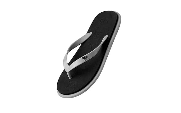 Neeman's Eco Classic Slippers for Men | Casual Lightweight Chappal & Slides | Arch Support Anti-Skid Flip Flops | Cushioned Rubber Sleeper | Daily Use Bathroom Slipper
