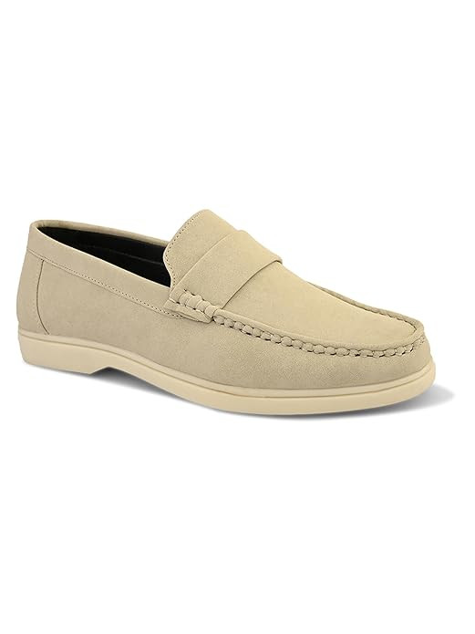 Prolific Men's Slip-On Super Cushioned Loafer Shoes|Stylish & Comfortable with Soft Cushioned Insole