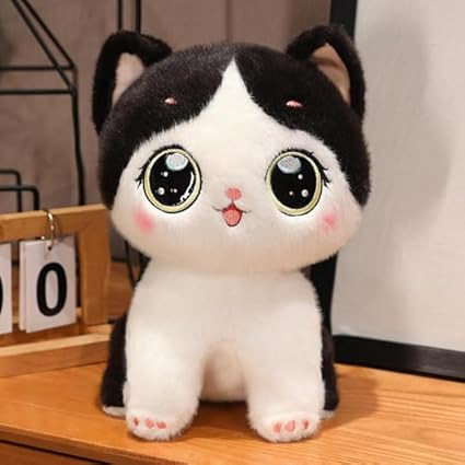 SCOOBA Adorable Small cat Soft Toys for Your Loved Ones,Kids,Decor 25cm(cat Random Color)