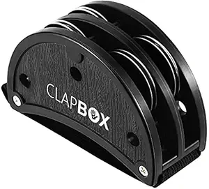 Clapbox Foot Tambourine - Jingles, Black