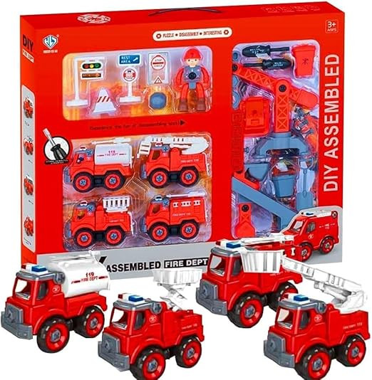 DIY Big Truck Toy Set with Electric Drill for Kids | Take Apart Engineering Vehicle Building Kit with Tools | Educational STEM Construction Toy for Boys & Girls Age 3+
