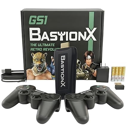 [2026] Ultimate Retro Game - Preloaded Electronic Game for TV with Wireless Bluetooth Controllers - True Plug & Play HDMI HD Graphics (Standard Edition)