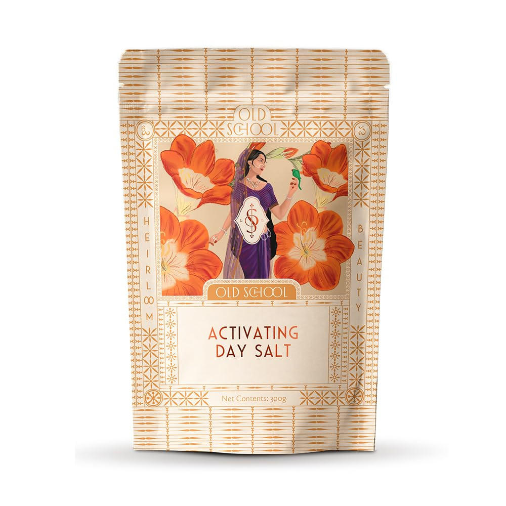 Old School Rituals Activating Bath Salt | Natural Bath Salt for Positive Energy | Stress Relief & Relaxation | Energizes Body & Mind | Clears Negative Energy | Activates Chakras | 300g
