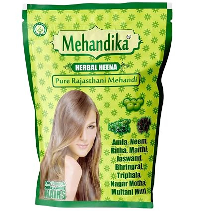 Herbal Henna Powder 500g (Pack of 1) | 100% Natural Rajasthani Mehandi for Hair & Hands | Pure Organic Mehndi Powder for Natural Hair Color, Hair Conditioning & Mehndi Design | Chemical Free Herbal Henna