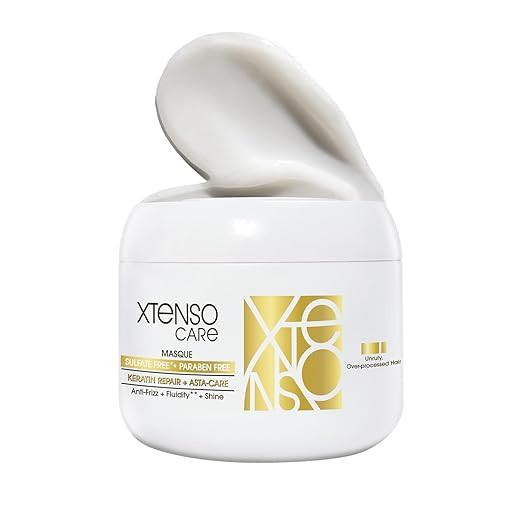 L'Oréal Professionnel Xtenso Care Sulfate-free* Masque | For all hair types | Gently cleanses, controls frizz and adds shine | With Keratin Repair and Asta-Care *without sulfate surfactants