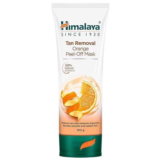 Himalaya Herbals Tan Removal Orange Peel-off Mask, 100g