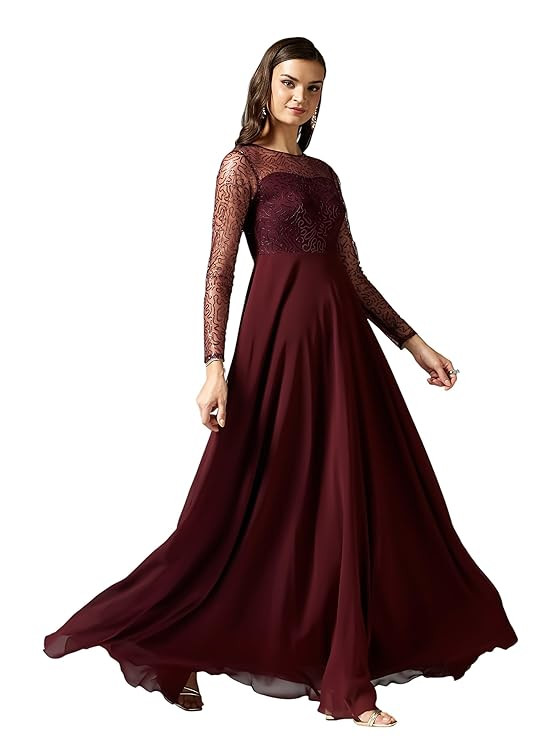 Women’s Long Sleeve Sequin Maxi Dress