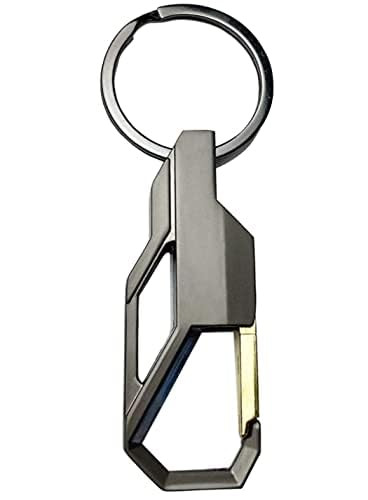 Metal Car Key Chain Key Ring for Men and Women, Heavy Duty Metal Proud Horse Black Hook Design, Ideal Key Holder for Cars, Bikes, and Business Use