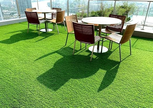 Premium Artificial Grass Carpet Mat 40 MM1 X 2.5 Feet for Indoor/Outdoor Use – UV Resistant, Pet & Kid Friendly, Easy Maintenance – Garden, Balcony, Lawn
