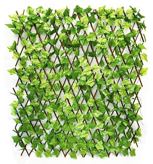 Durable Plastic Artificial Grass Fence for Outdoor Decor Plastic Versatile Maintenance Free Easy Install Weather Resistant UV Decorative Protected Green Pack of 1