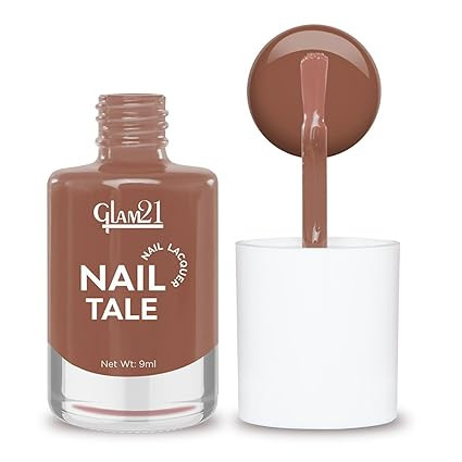 Glam21 Nail Tale Nail Polish | Glossy Gel Finish | Rich Pigmentation | Chip Free | Quick Drying Formula | Long Lasting Nail Polish for Women | 9ml | Shade-39