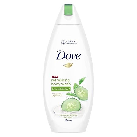 Dove Refreshing Bodywash with Triple Hydration Serum, 300ml