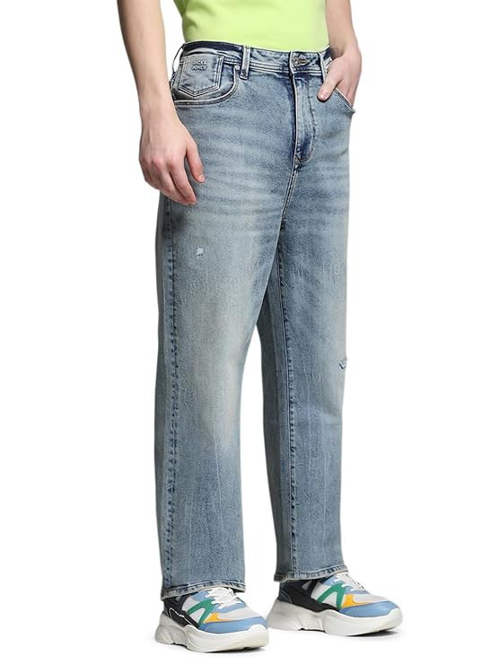 Men's Loose Fit Jeans | High Rise | Jeans for Men