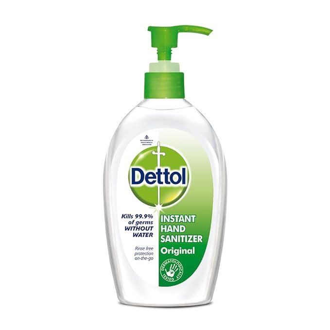 Dettol Original Germ Protection Alcohol based Hand Sanitizer Pump, 200ml