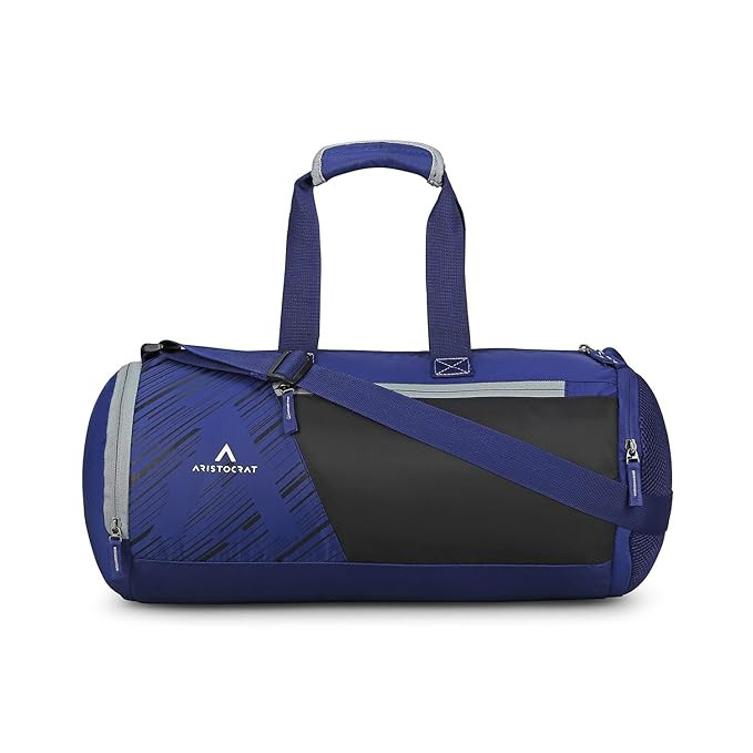 Aristocrat Beast Polyester 48cm Gym Duffle Bag for Men and Women with Multiple Pockets and Separate Shoe Compartment for Travel, Sports and Workouts