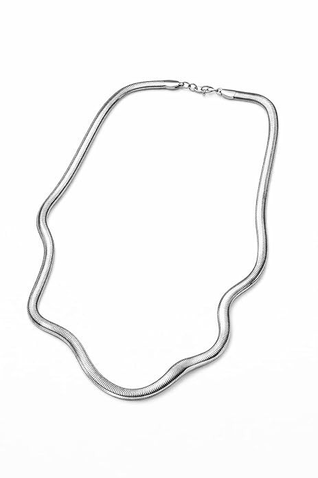 Stainless Steel Silver Snake Chain Necklace for Men | Anti Tarnish Stylish Chain | Daily Wear