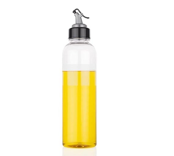 Plastic Oil Dispenser 1 Litre Cooking Oil Dispenser Bottle Oil Container,Transparent
