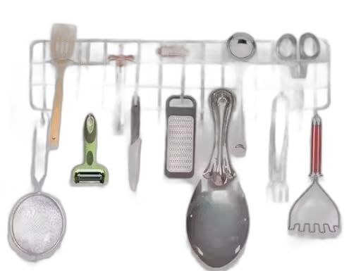 Hanger Multipurpose Spoon Stand Wall Mount/Hanger/Hooks Cutlery Holder for Utensils/Spatulas for Kitchen Multipurpose .Box./Rack Tableware Storage .Box. Spatula, Knife, F