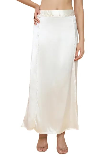 Satin Petticoat for Women | Saree Petticoat | Underskirt Satin Petticoat Saree Petticoat for Women Free Size