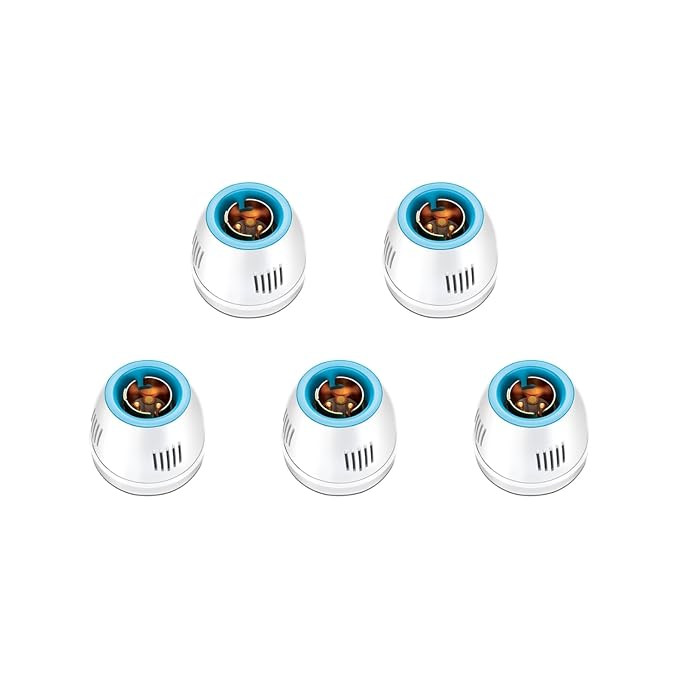 Anchor by Panasonic 6A Batten Lamp Holder fancy type 240V (White, Pack of 5)