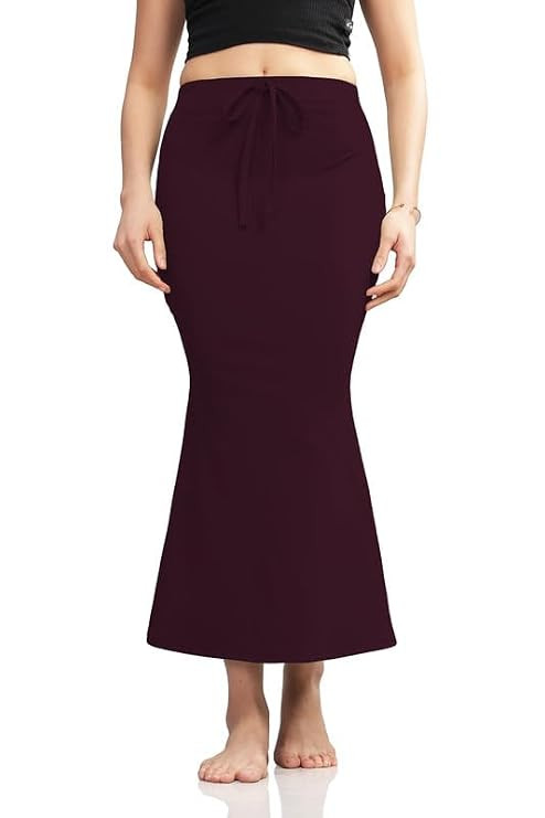 Women's Lycra Shapewear Petticoat -Purple-S | Saree Shapewear for Slim Look & Comfort
