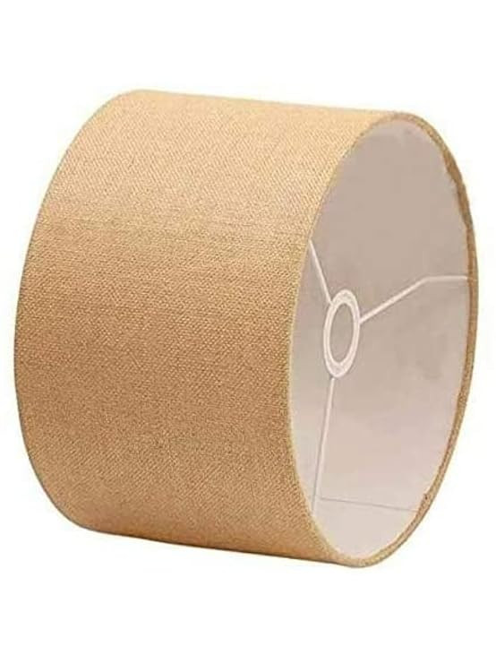 Lamp Shade 12'' shade Jute Burlap Lampshade, (12" x 12" x 8") for Table and Floor Lamps (Shade only) pack of 1