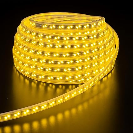 15 Meter LED Rope Light – 72 LEDs/M, Warm White, Waterproof Flexible Decorative Lights for Home, Garden, Balcony, Party, Wedding & Festival Decoration
