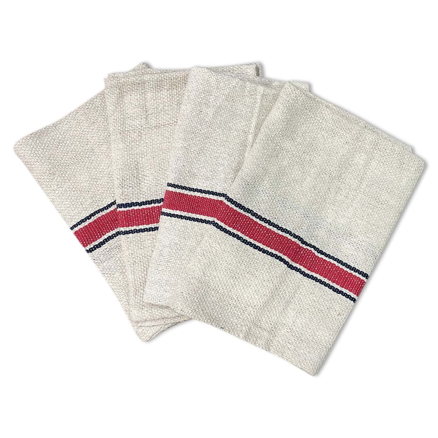 G 1 Cotton Floor Cleaning 400 TC Duster/Cloth/Mop/Pocha (Off White, Large Size, 22 Inch X 22 Inch) - Pack Of 3
