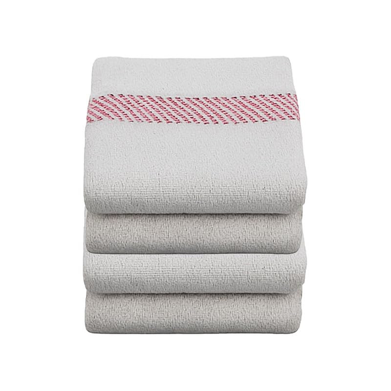100% Cotton Floor Cleaning Pocha – High Absorbency & Durable Reusable Cloth, 24" x 24" Multipurpose Mop Cloth (Pack of 4)